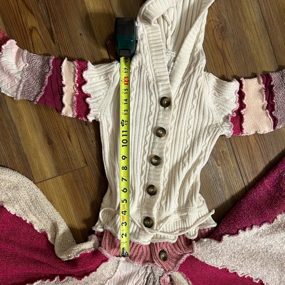 Upcycled Handmade Sweater Coat - Picture 11 of 15